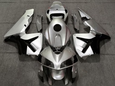 Affordable 2005-2006 Honda CBR600RR Motorcycle Fairings - Matte Silver and Black Australia