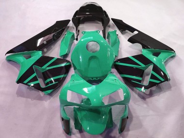 Affordable 2003-2004 Honda CBR600RR Motorcycle Fairings - Mint Green Glossy Black OEM Style Australia