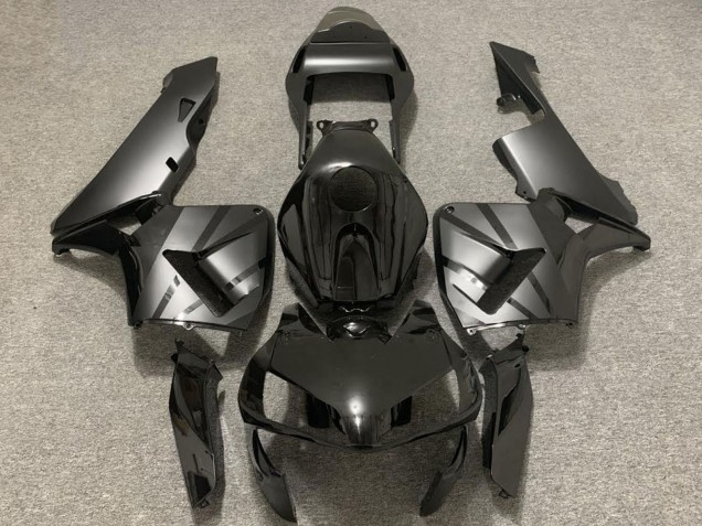 2003-2004 Honda CBR600RR Motorcycle Fairings - Glossy Black Matte Grey OEM Style Australia
