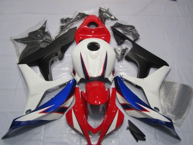 Affordable 2007-2008 Honda CBR600RR Motorcycle Fairings - White Red Blue Matte Black OEM Style Australia