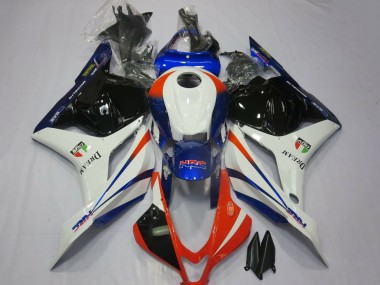 Affordable 2009-2012 Honda CBR600RR Motorcycle Fairings - White Blue Red Glossy Black Australia