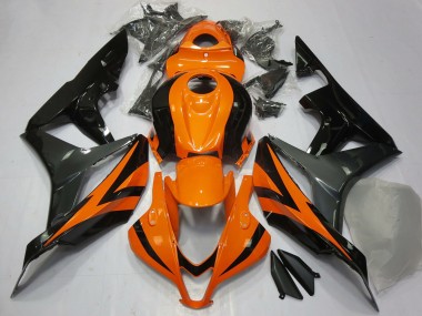 Affordable 2007-2008 Honda CBR600RR Motorcycle Fairings - Orange Grey Glossy Black Australia
