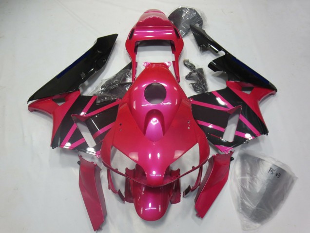 2003-2004 Honda CBR600RR Motorcycle Fairings - Pink Glossy Black Australia
