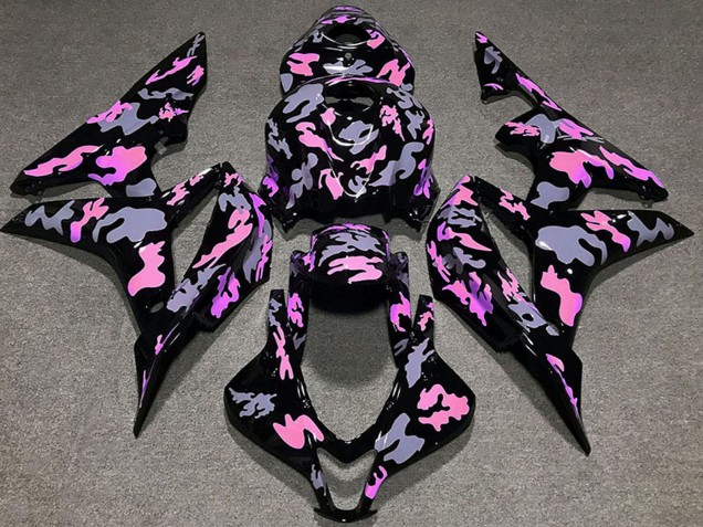 2007-2008 Honda CBR600RR Motorcycle Fairings - Pink Grey Camouflage Australia