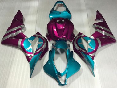 Affordable 2007-2008 Honda CBR600RR Motorcycle Fairings - Pink Blue Captain America Australia