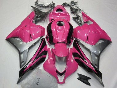 Affordable 2009-2012 Honda CBR600RR Motorcycle Fairings - Silver Pink Glossy Black OEM Style Australia