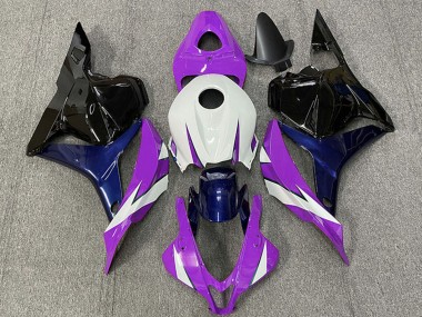 Affordable 2009-2012 Honda CBR600RR Motorcycle Fairings - White Purple Blue Glossy Black Australia
