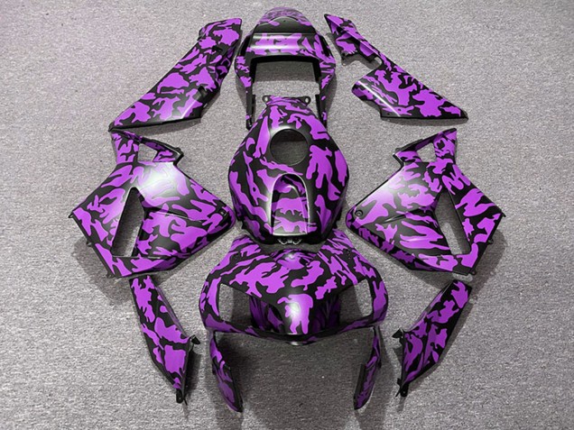 2003-2004 Honda CBR600RR Motorcycle Fairings - Purple Black Camouflage Australia