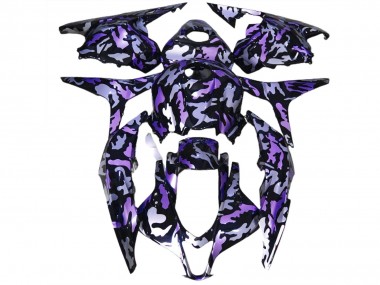 Affordable 2009-2012 Honda CBR600RR Motorcycle Fairing - Purple Silver Camouflage Australia