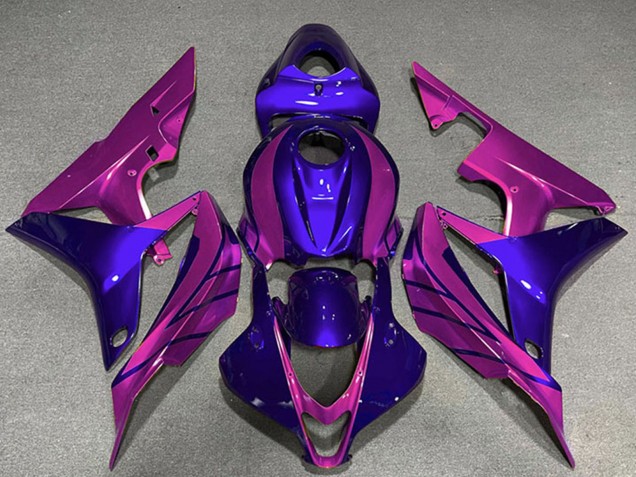 2007-2008 Honda CBR600RR Motorcycle Fairings - Blue Pink Australia