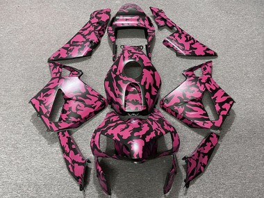 Affordable 2003-2004 Honda CBR600RR Motorcycle Fairings - Red Black Camouflage Australia