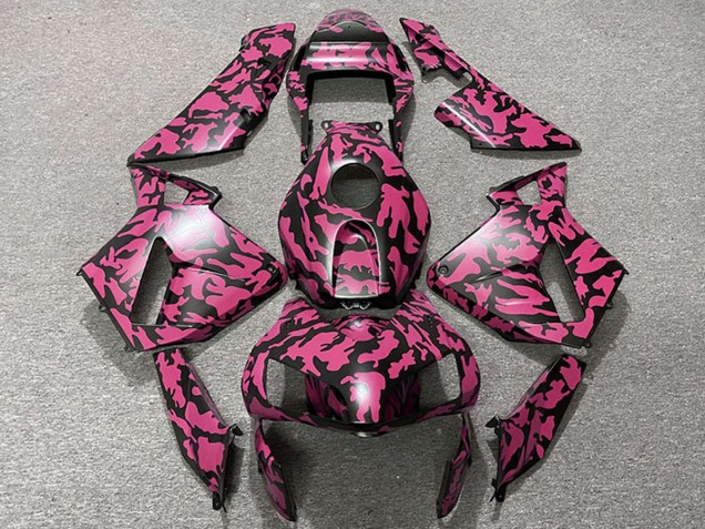 2003-2004 Honda CBR600RR Motorcycle Fairings - Red Black Camouflage Australia