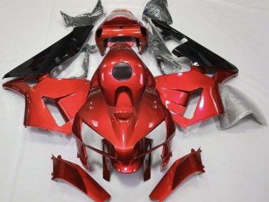 Affordable 2005-2006 Honda CBR600RR Motorcycle Fairings - Red Black CBR Style Australia