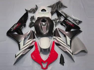 Affordable 2007-2008 Honda CBR600RR Motorcycle Fairings - White Red Grey Glossy Black Australia