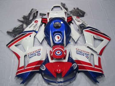 Affordable 2013-2023 Honda CBR600RR Motorcycle Fairings - White Red Blue Royal Air Force Australia