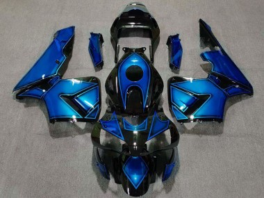 Affordable 2003-2004 Honda CBR600RR Motorcycle Fairings - Blue Glossy Black Australia