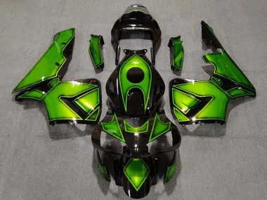 Affordable 2003-2004 Honda CBR600RR Motorcycle Fairings - Green Glossy Black Australia