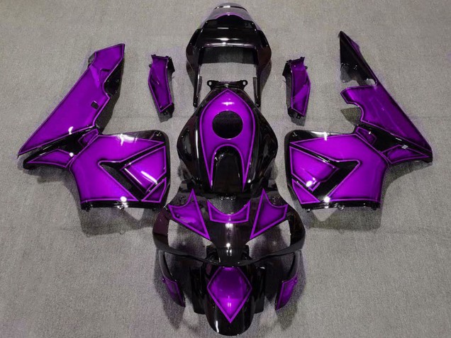 2003-2004 Honda CBR600RR Motorcycle Fairings - Purple Glossy Black Australia