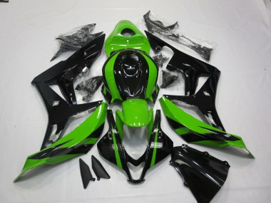 Affordable 2007-2008 Honda CBR600RR Motorcycle Fairings - Green Glossy Black Australia