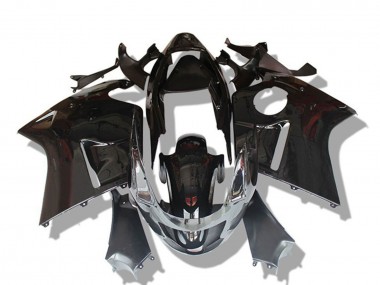 Affordable 1996-2007 Honda CBR1100XX Blackbird Motorcycle Fairings - Glossy Black Grey Australia