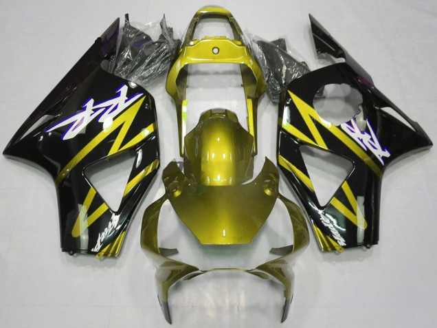 2002-2003 Honda CBR954RR Motorcycle Fairings - Electric Yellow Glossy Black Australia