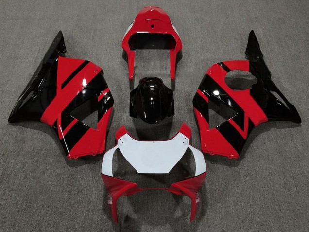 2002-2003 Honda CBR954RR Motorcycle Fairings - Red White Glossy Black OEM Style Australia