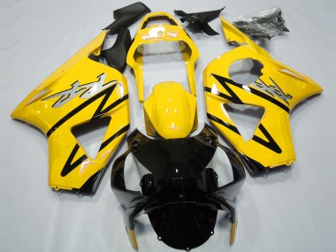 Affordable 2002-2003 Honda CBR954RR Motorcycle Fairings - Yellow Glossy Black CBR Style Australia