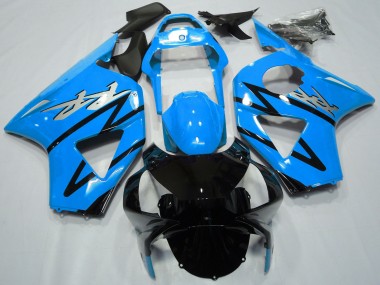Affordable 2002-2003 Honda CBR954RR Motorcycle Fairings - Light Blue Glossy Black CBR Style Australia