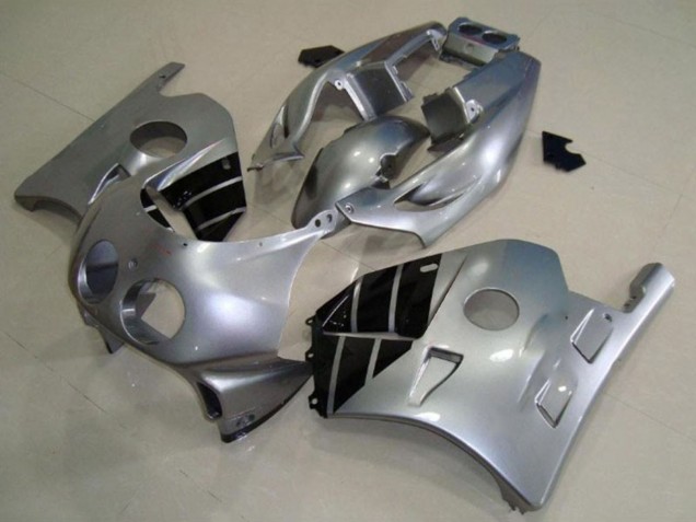 1990-1998 Honda CBR250RR Motorcycle Fairings - Silver Glossy Black Australia