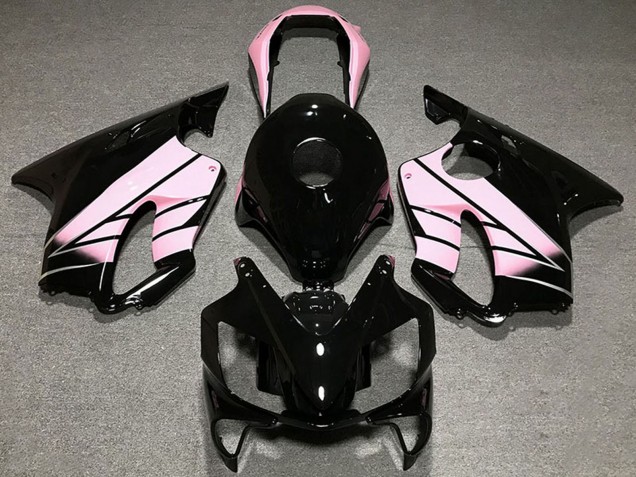 2004-2007 Honda CBR600 F4i Motorcycle Fairings - Pink Glossy Black Australia