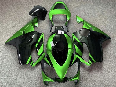Affordable 2001-2003 Honda CBR600 F4i Motorcycle Fairings - Green Glossy Black Australia