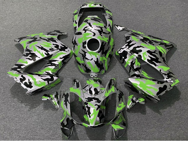 2002-2013 Honda VFR 800 Motorcycle Fairings - Green Camouflage Australia
