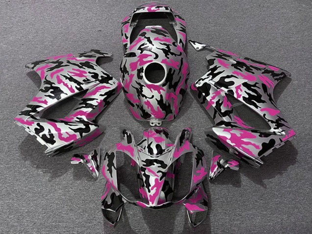 2002-2013 Honda VFR 800 Motorcycle Fairings - Pink Camouflage Australia