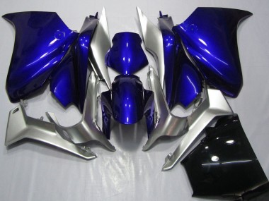 Affordable 2010-2014 Honda VFR 1200 Motorcycle Fairings - Silver Blue Australia