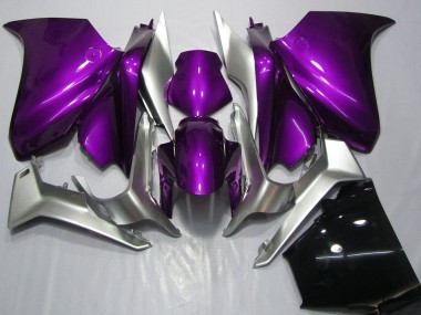 Affordable 2010-2014 Honda VFR 1200 Motorcycle Fairings - Silver Purple Australia