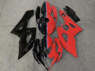 Affordable 2005-2006 Suzuki GSXR 1000 Motorcycle Fairings - Glossy Black and Red Australia