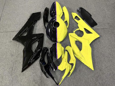 Affordable 2005-2006 Suzuki GSXR 1000 Motorcycle Fairings - Glossy Black and Yellow Australia