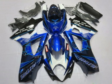 Affordable 2007-2008 Suzuki GSXR 1000 Motorcycle Fairings - Blue Black Corona Australia