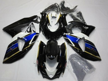 Affordable 2009-2016 Suzuki GSXR 1000 Motorcycle Fairings - Blue White Gold Black Australia