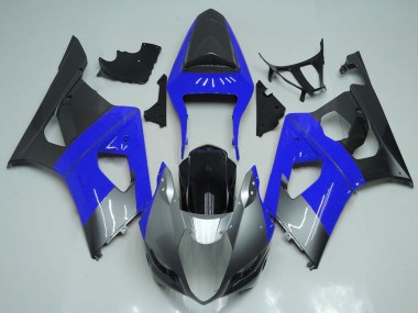 Affordable 2003-2004 Suzuki GSXR 1000 Motorcycle Fairings - Blue Silver Black Australia