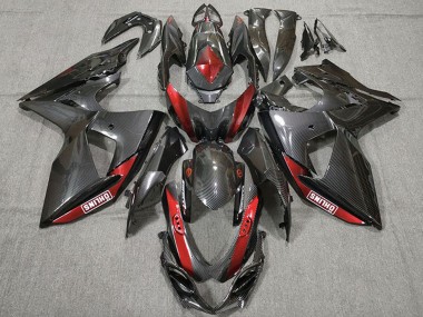 Affordable 2009-2016 Suzuki GSXR 1000 Motorcycle Fairings - Carbon Fiber Red Australia