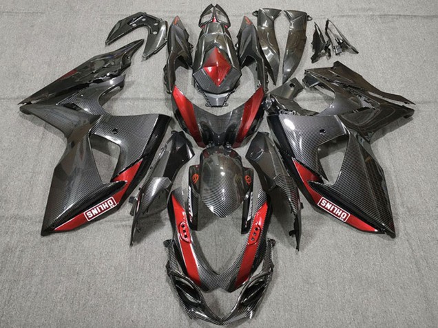 2009-2016 Suzuki GSXR 1000 Motorcycle Fairings - Carbon Fiber Red Australia