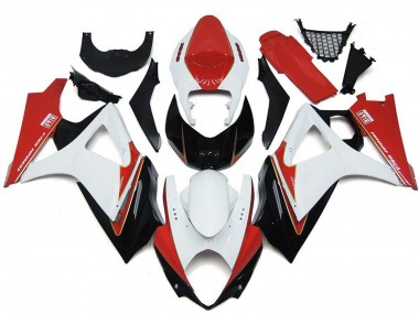 Affordable 2007-2008 Suzuki GSXR 1000 Motorcycle Fairings - White Red Black Australia