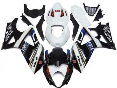 Affordable 2007-2008 Suzuki GSXR 1000 Motorcycle Fairings - White Blue Red Black Viru Australia