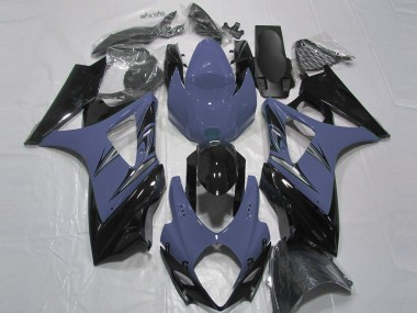 Affordable 2007-2008 Suzuki GSXR 1000 Motorcycle Fairings - Dark Blue Glossy Black Australia