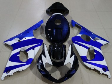 Affordable 2000-2002 Suzuki GSXR 1000 Motorcycle Fairings - Blue White Black Australia