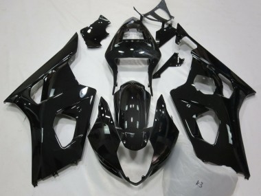 Affordable 2003-2004 Suzuki GSXR 1000 Motorcycle Fairings - Glossy Black Australia