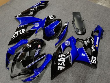 Affordable 2005-2006 Suzuki GSXR 1000 Motorcycle Fairings - Blue Glossy Black White Australia