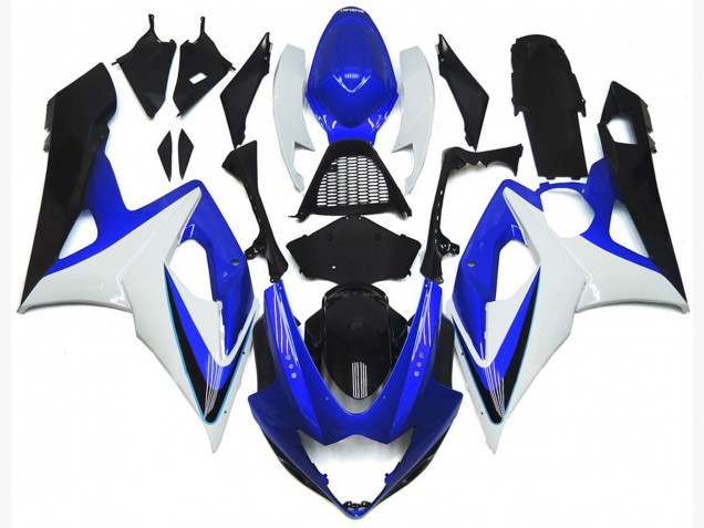2005-2006 Suzuki GSXR 1000 Motorcycle Fairing - White Red Blue Yellow Australia