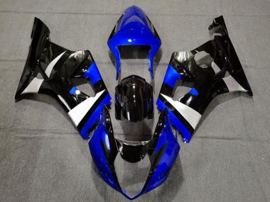 Affordable 2003-2004 Suzuki GSXR 1000 Motorcycle Fairings - Blue White Glossy Black Australia